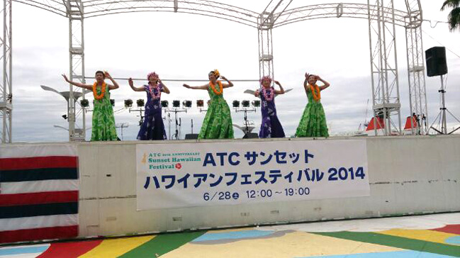 フラダンス舞台